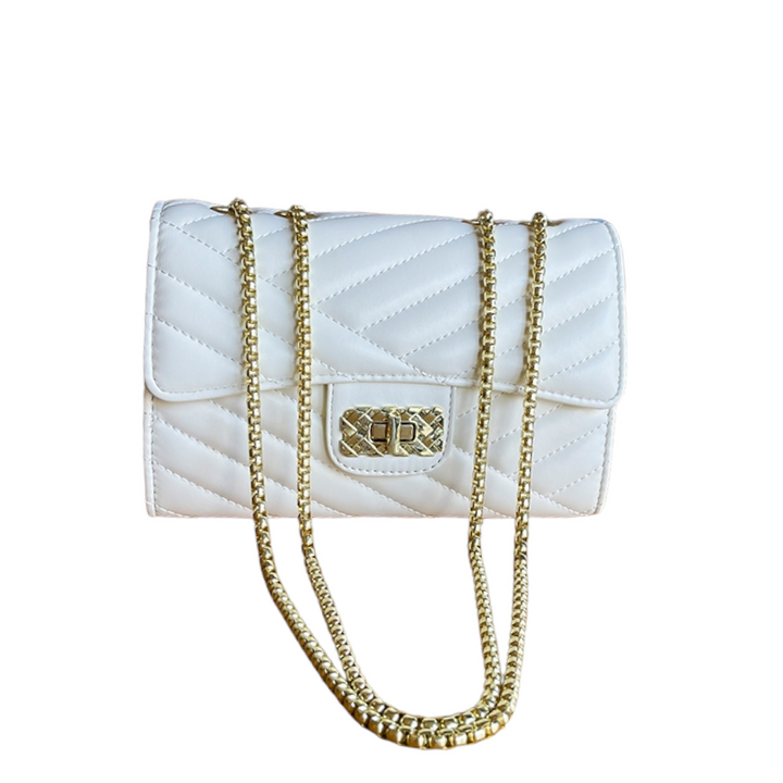 Alore Chain Cross Bag - OffWhite