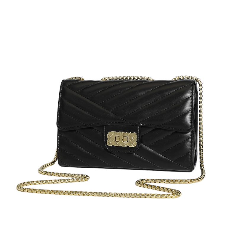 Alore Chain Cross Bag - Black