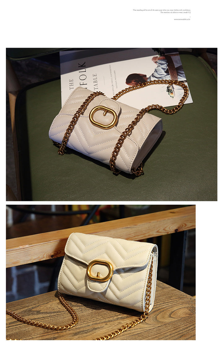 Vinaya Chain Cross Bag - OffWhite