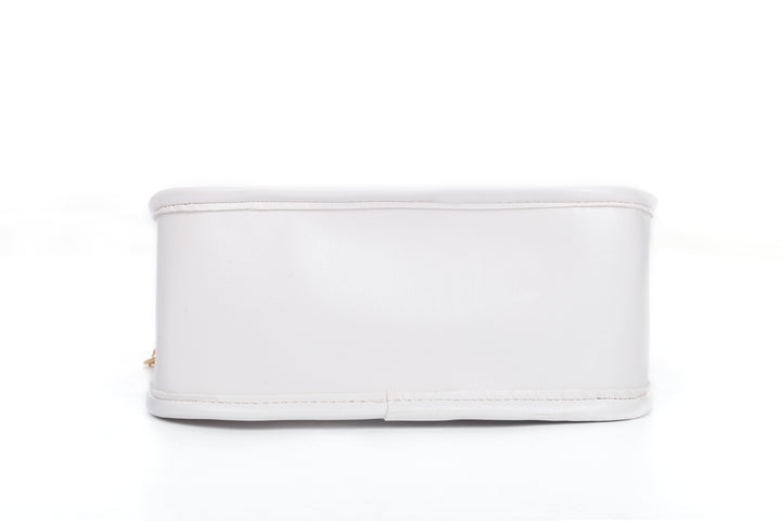 Bowknot Chain Cross Bag - OffWhite