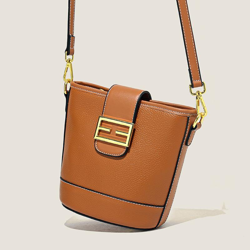 Iconic Bucket Bag - Brown