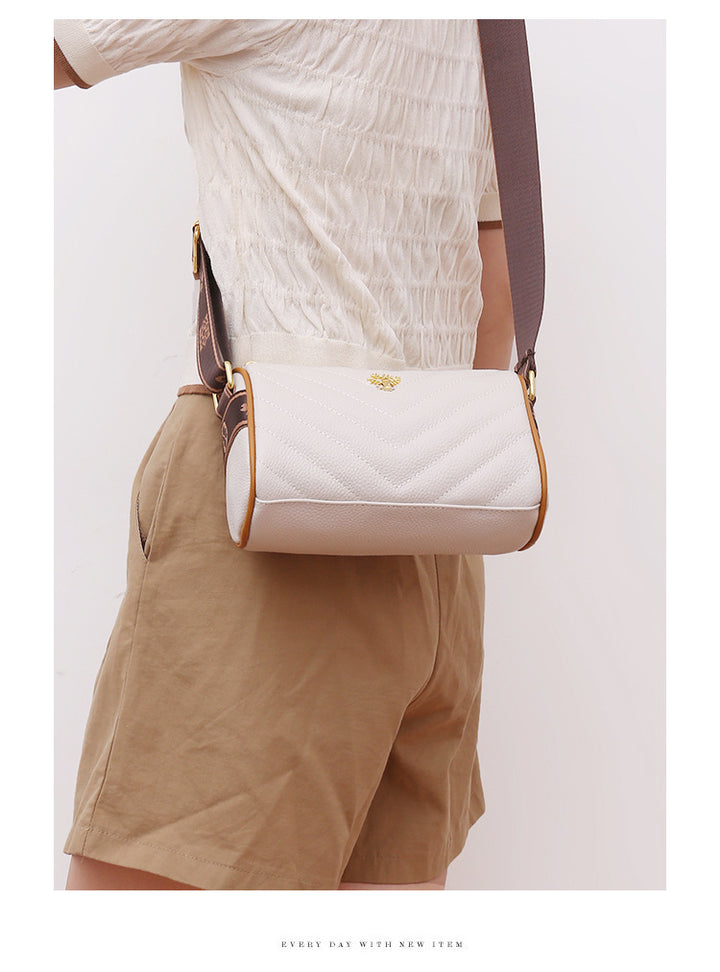 Envy Pleated Cross Bag - OffWhite