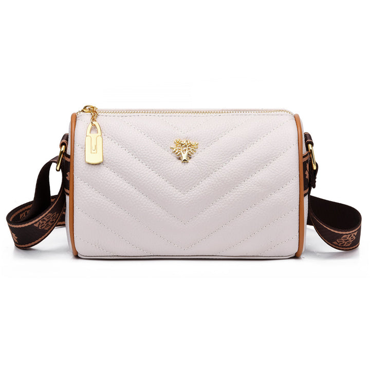 Envy Pleated Cross Bag - OffWhite