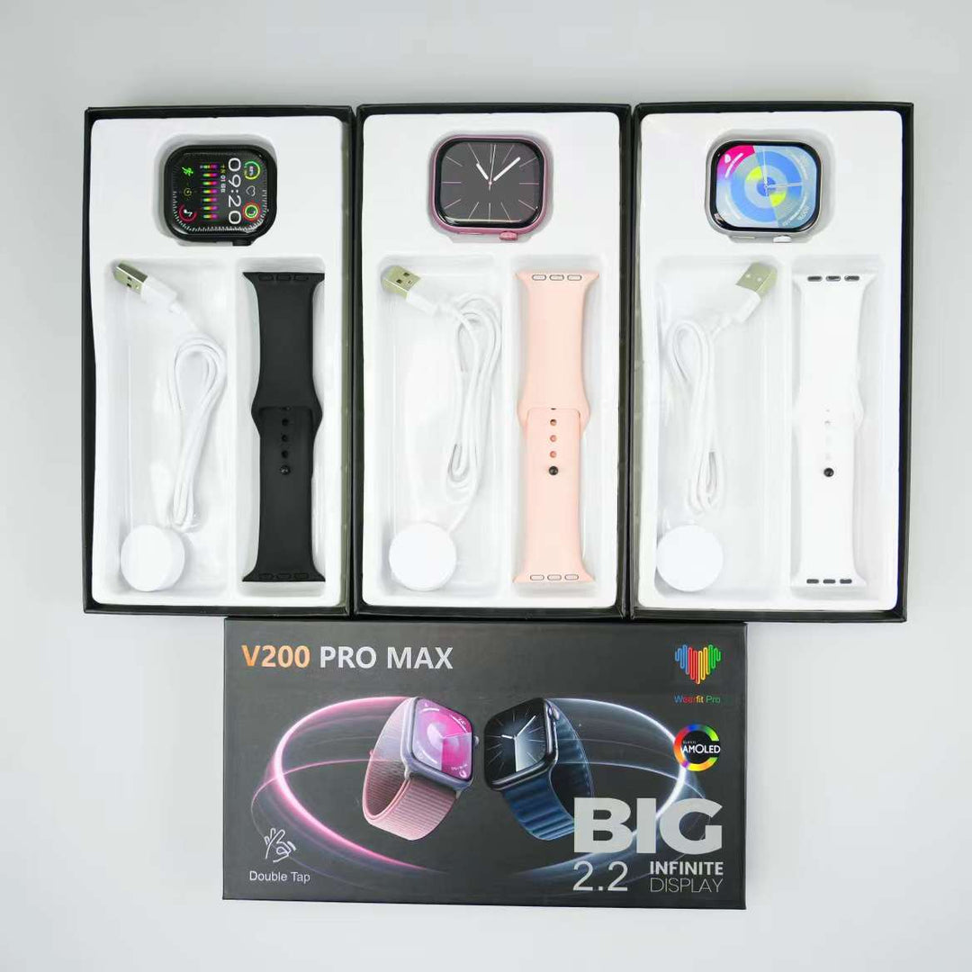 Smart Watch V200 Pro Max -  Rose Pink