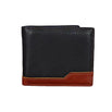 Men's Leather Strip Wallet - Black