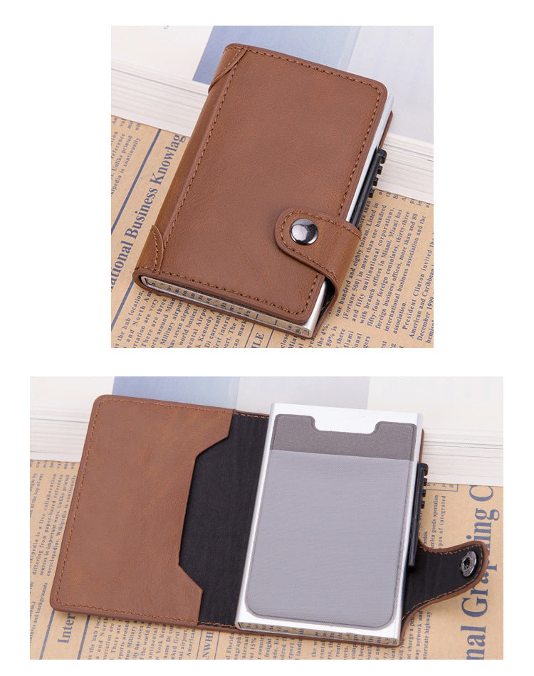 Men's Smart Cardholder - Brown