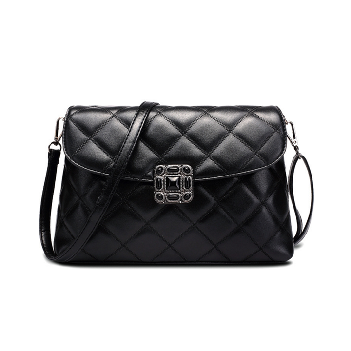 Glossy Cross Bag - Black