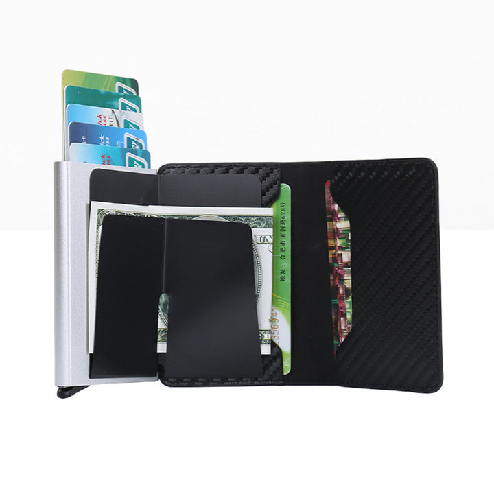 Automatic Pop up Cardholder - Black