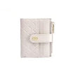 Women Stripped Smart Wallet - White