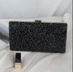 Crystal Evening Clutch - Black