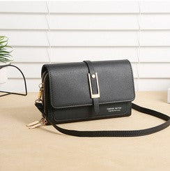 Multi-function Crossbody Phone Bag - Black