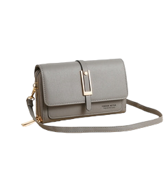 Multi-function Crossbody Phone Bag - Grey