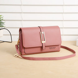 Multi-function Crossbody Phone Bag - Pink