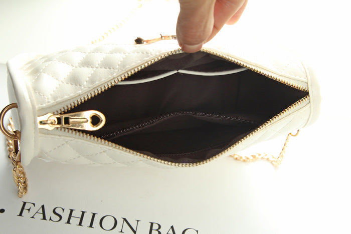 Bowknot Chain Cross Bag - OffWhite