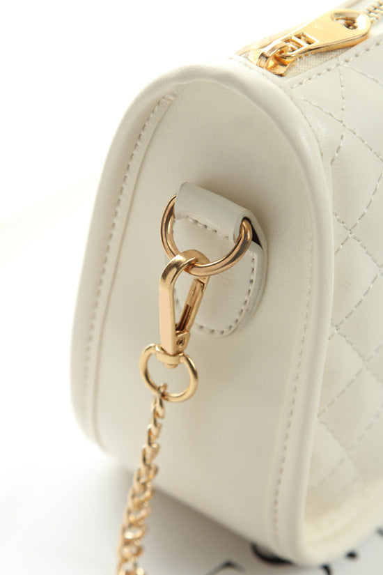 Bowknot Chain Cross Bag - OffWhite