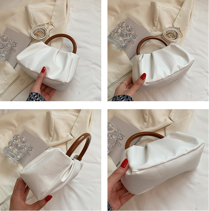 Soft face Cross Bag - White