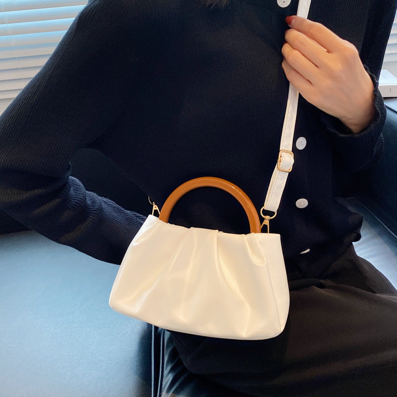 Soft face Cross Bag - White