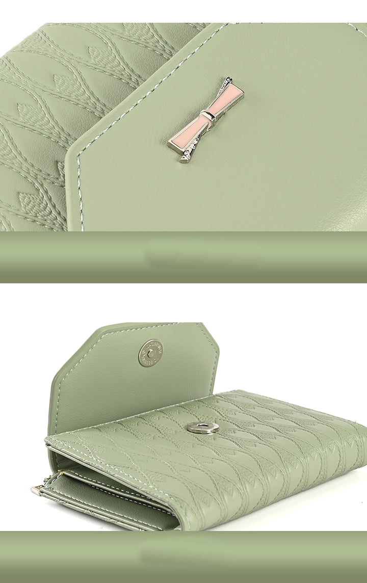 Women Short Wallet - Green