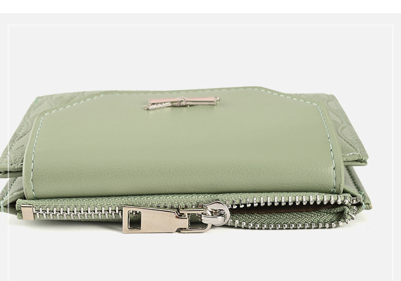 Women Short Wallet - Green