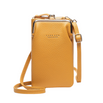 Compact Crossbody Phone Bag - Yellow
