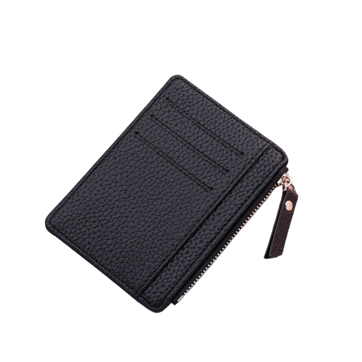 Zipper Cardholder - Black