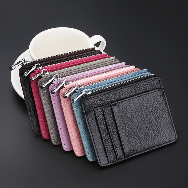 Zipper Cardholder - Pink