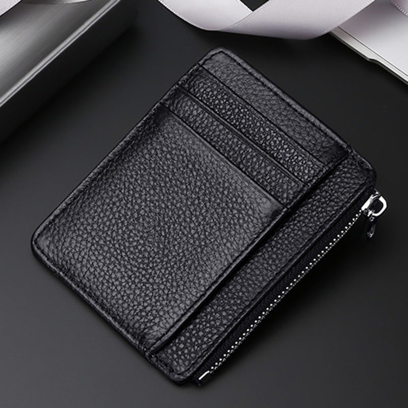 Zipper Cardholder - Black