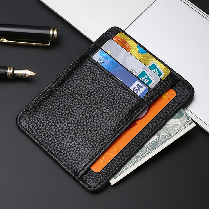 Zipper Cardholder - Black