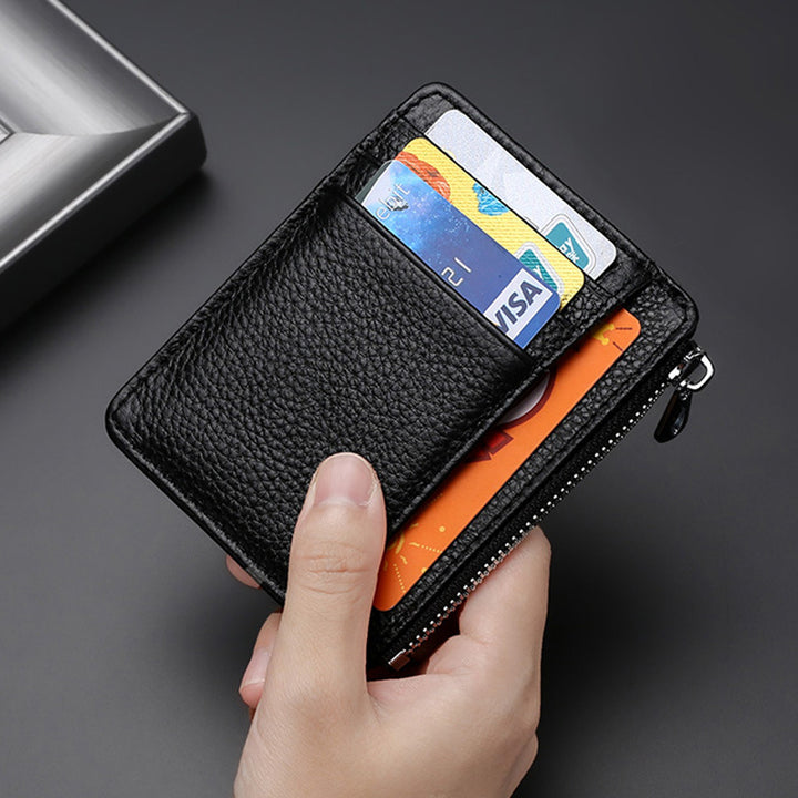 Zipper Cardholder - Black