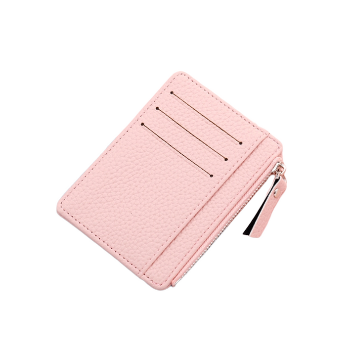 Zipper Cardholder - Pink