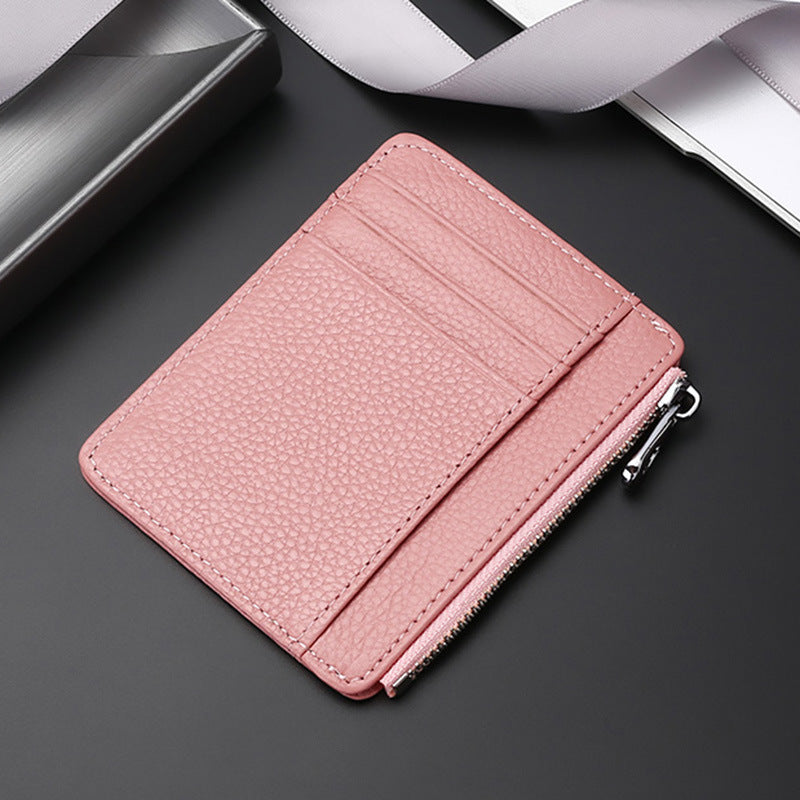 Zipper Cardholder - Peach