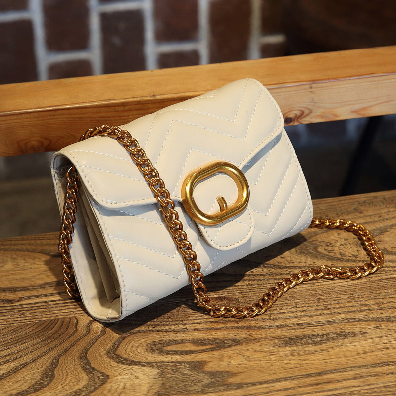 Vinaya Chain Cross Bag - OffWhite