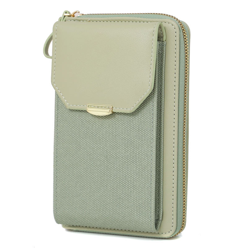 Crossbody Texture Phone Bag - Green