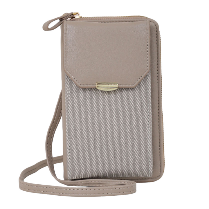 Crossbody Texture Phone Bag - Grey