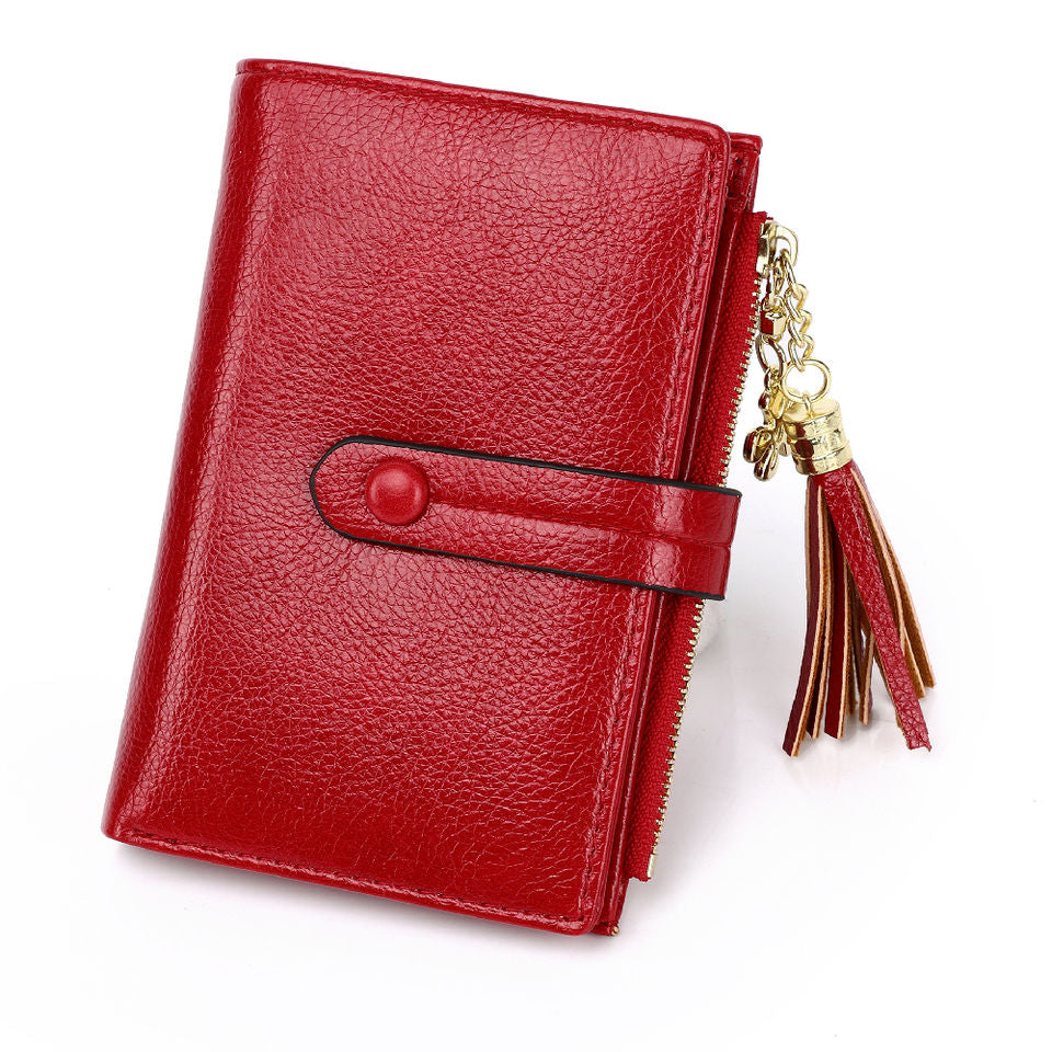 Women Multi-card Wallet - Red