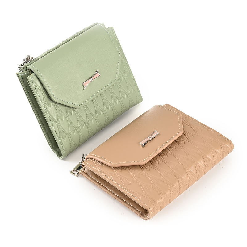 Women Short Wallet - Apricot