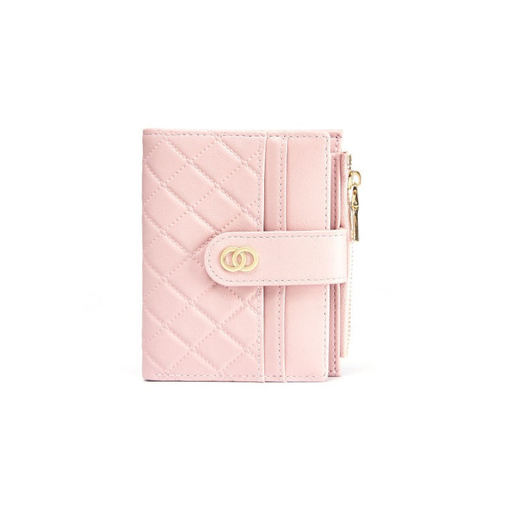 Women Stripped Smart Wallet - Pink