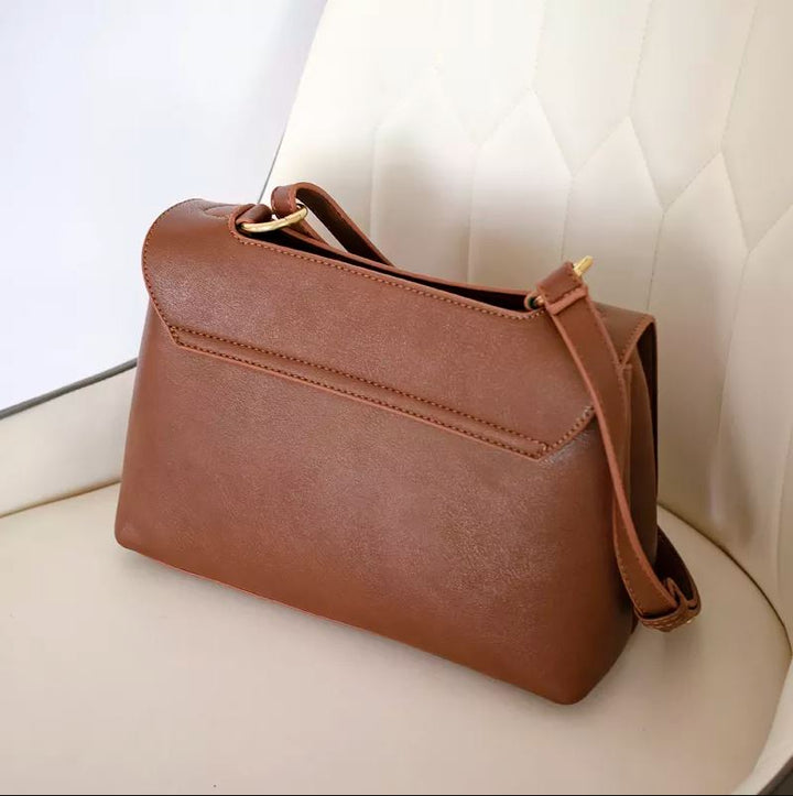 Pareesa Fold Shoulder Bag - Brown