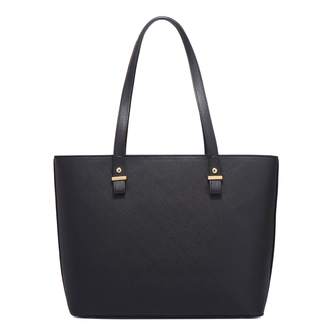 Four Piece Large Tote Bag - Black