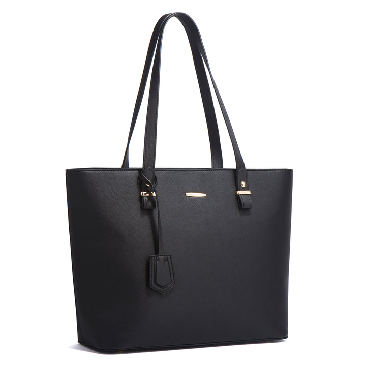 Four Piece Large Tote Bag - Black