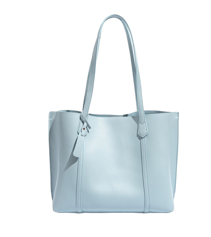 Snug Soft Tote Bag - Aqua Blue