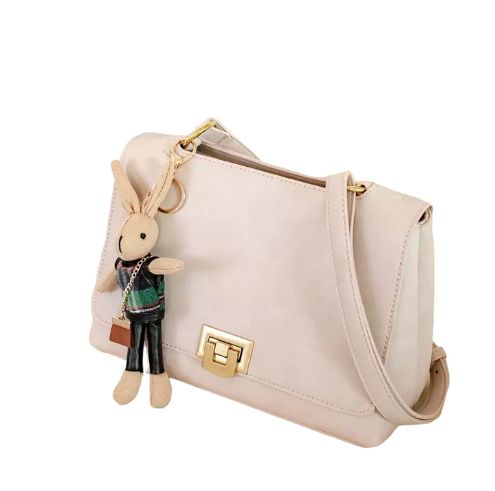 Pareesa Fold Shoulder Bag - Ash White