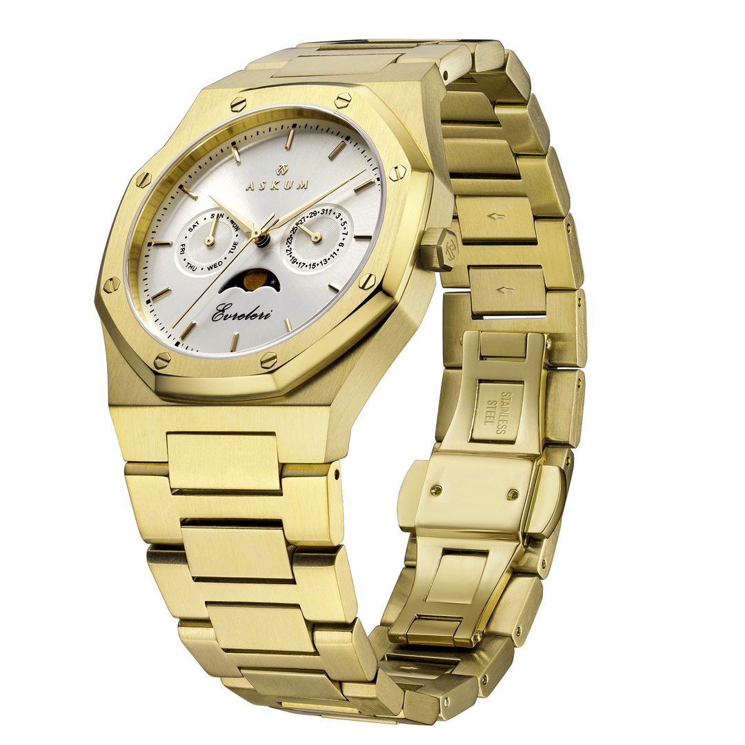 Gold 2025 marble watch