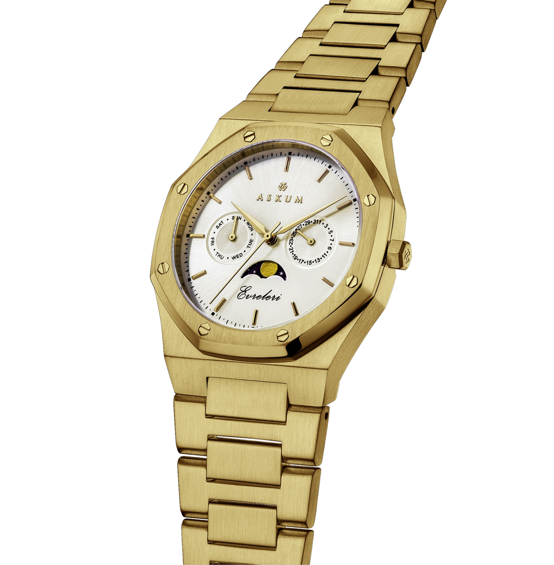 Evreleri Chronograph - Gold Marble