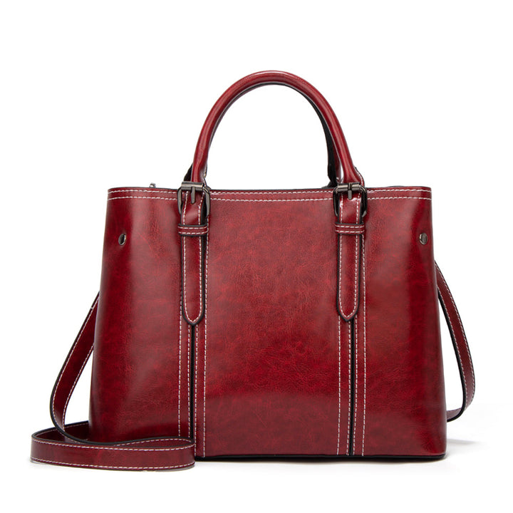 Leisure Tote Bag - Wine Red