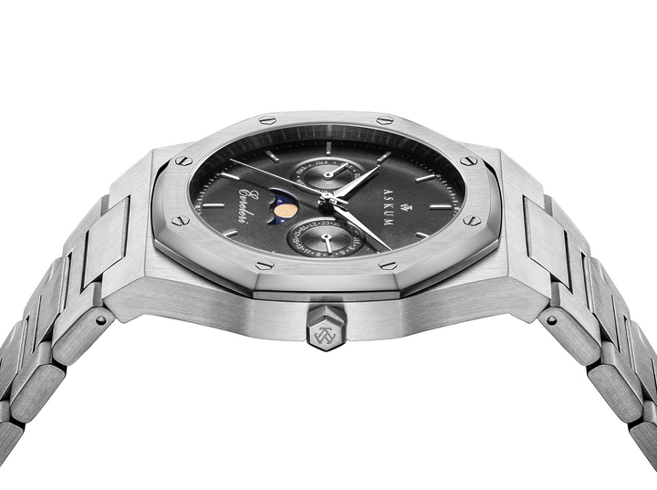 Evreleri Chronograph - Silver Black