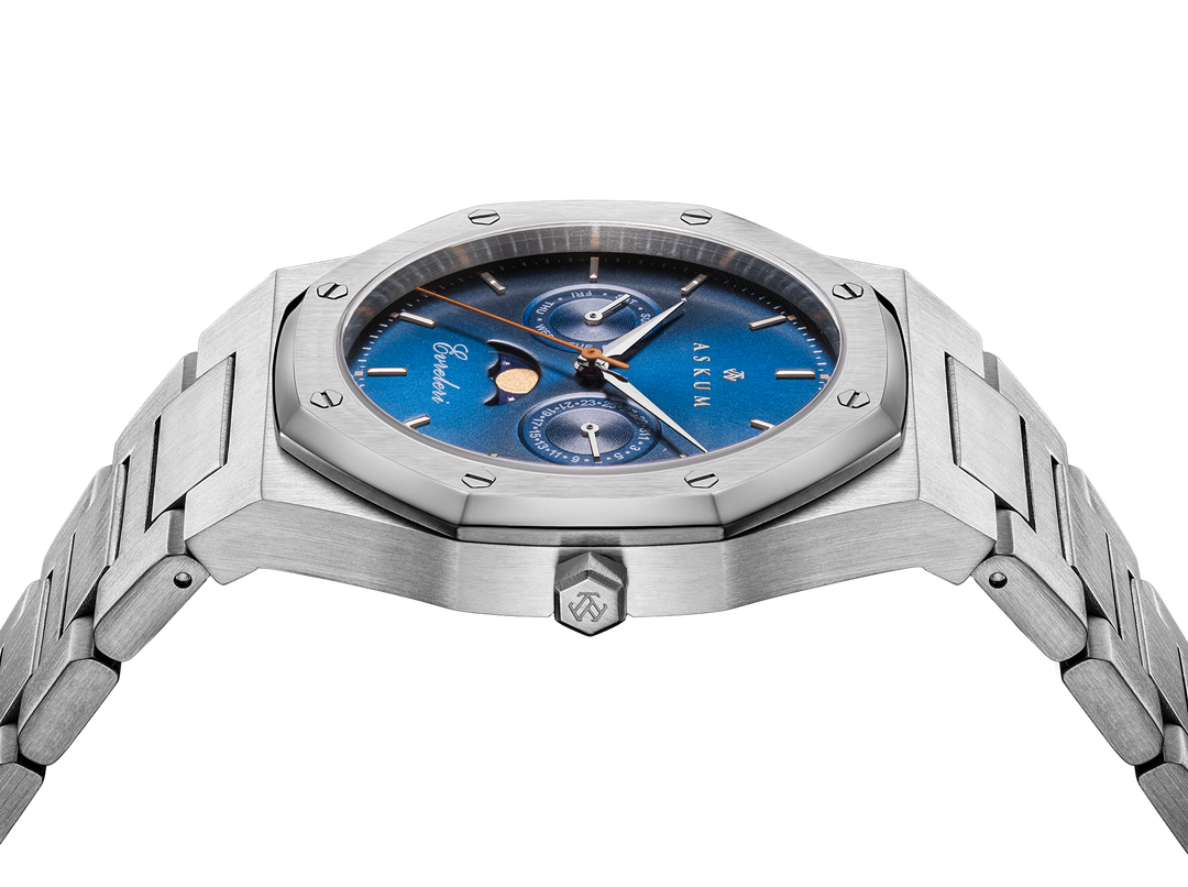 Evreleri Chronograph - Silver Blue