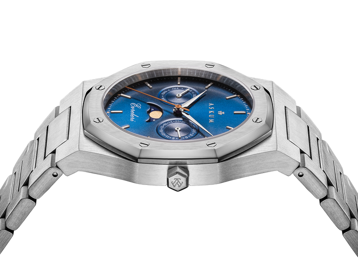 Evreleri Chronograph - Silver Blue